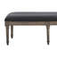 Banc avec revêtement