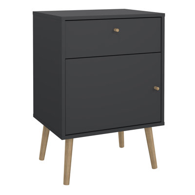 Arish 50.2cm W Solid + Manufactured Wood Bedside Table