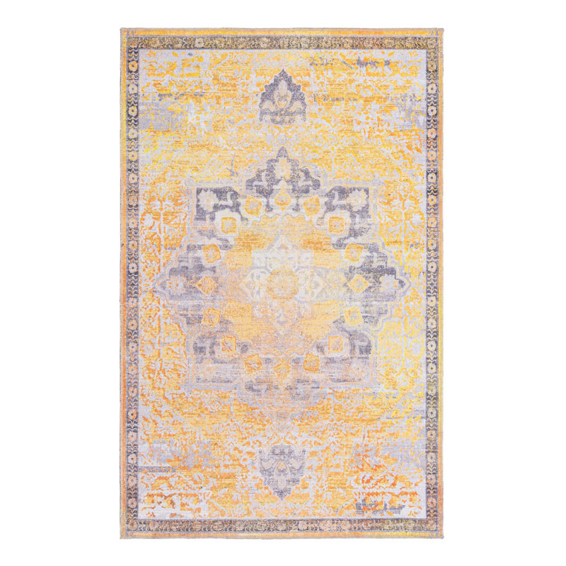 Hymel Oriental Indoor Rug, Rectangle 3'11" x 6'1"