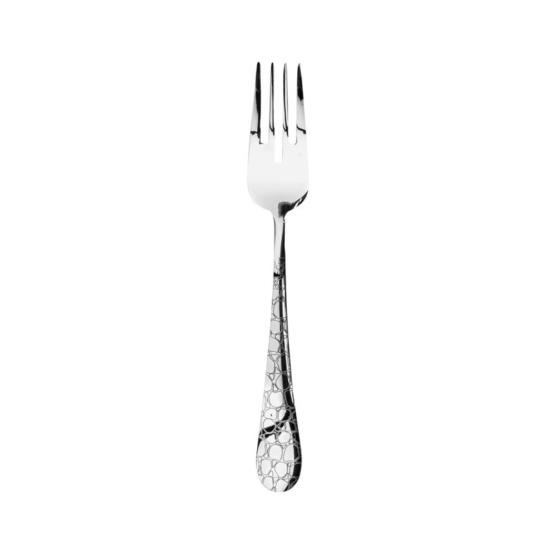 Coccodrillo Table Fish Fork - 24 Pieces - Gold, Silver