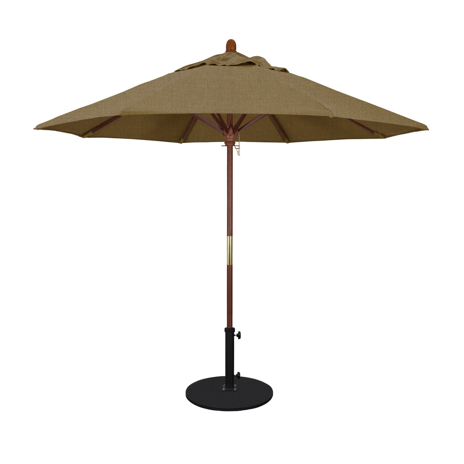 Manford 108'' Sunbrella® Outdoor Umbrella, Sesame Sunbrella® Linen