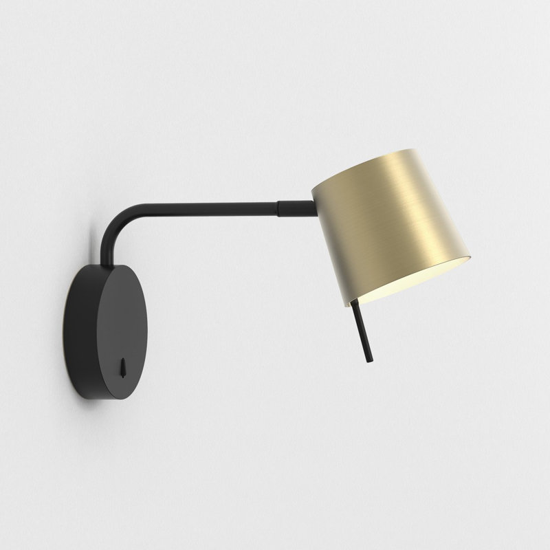 Miura 1 - Light LED Swing Arm, Matte Black, Matt Gold
