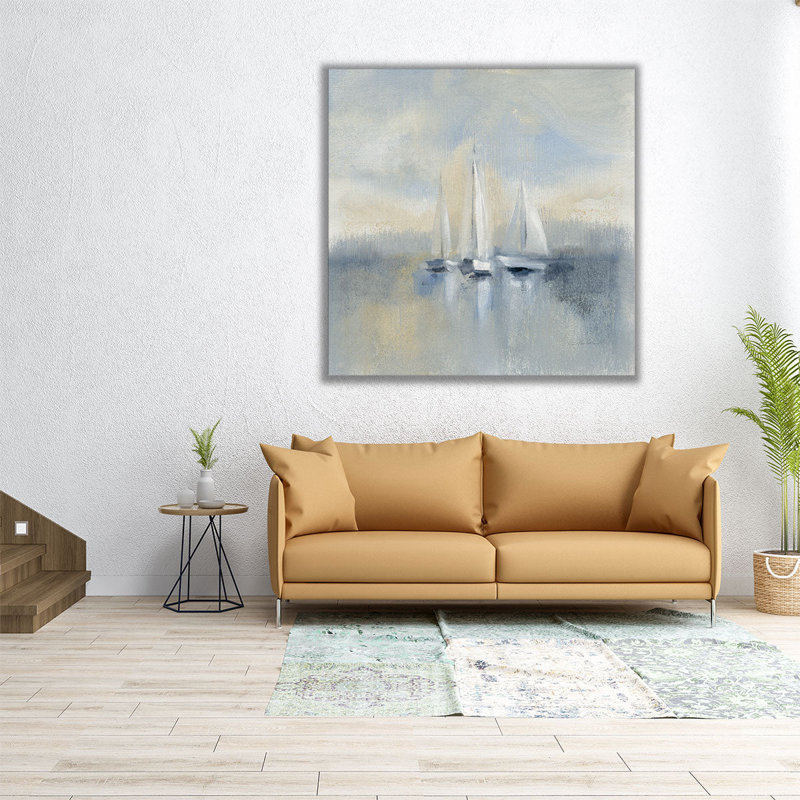 «Morning Sail I», reproduction d'art sur toile, H 30 po x l 30 po