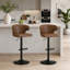 Ensemble de 2 tabourets pivotants à hauteur réglable Classic-130042103-130042104