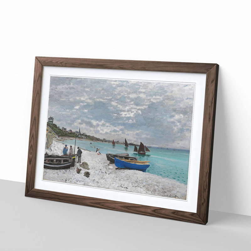 Claude Monet - Single Picture Frame Painting, Walnut