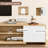 Modern Extendable TV Stand with Adjustable shelves and Open Storage for  TVs up to 90"-117550351