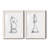" Chess Piece Study I " 2 Piece Art Painting-347903234-347903243