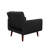 Gaige Faux Leather Armchair-1448124356