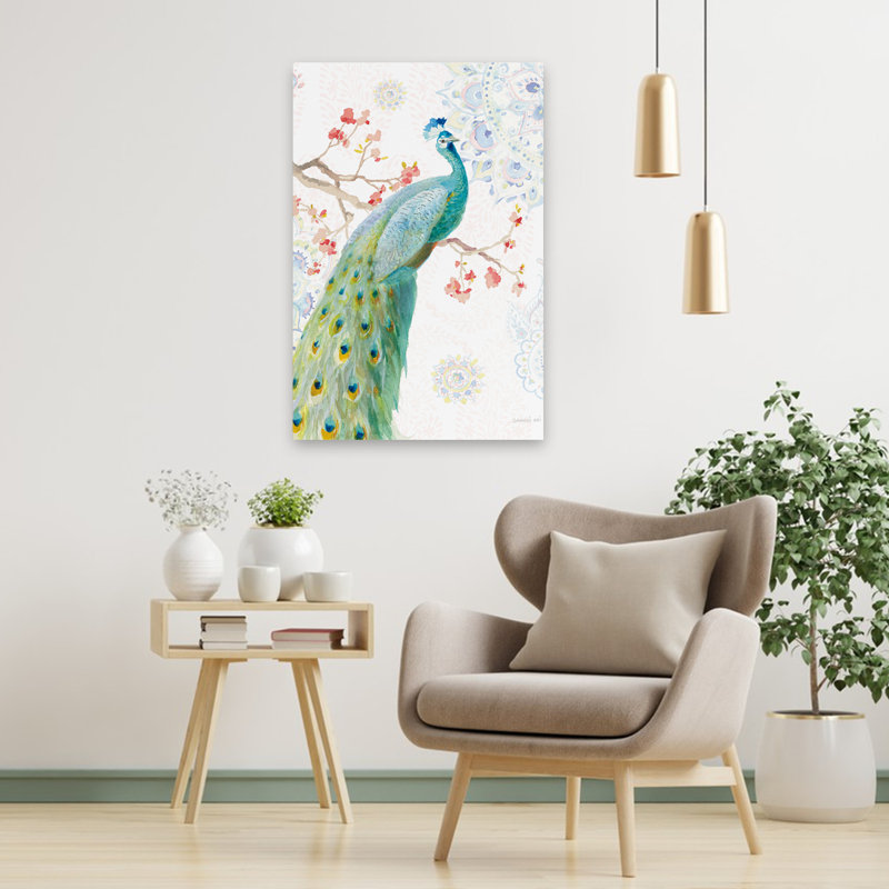 Animaux et oiseaux Jaipur I Art, H 36 po x l 24 po