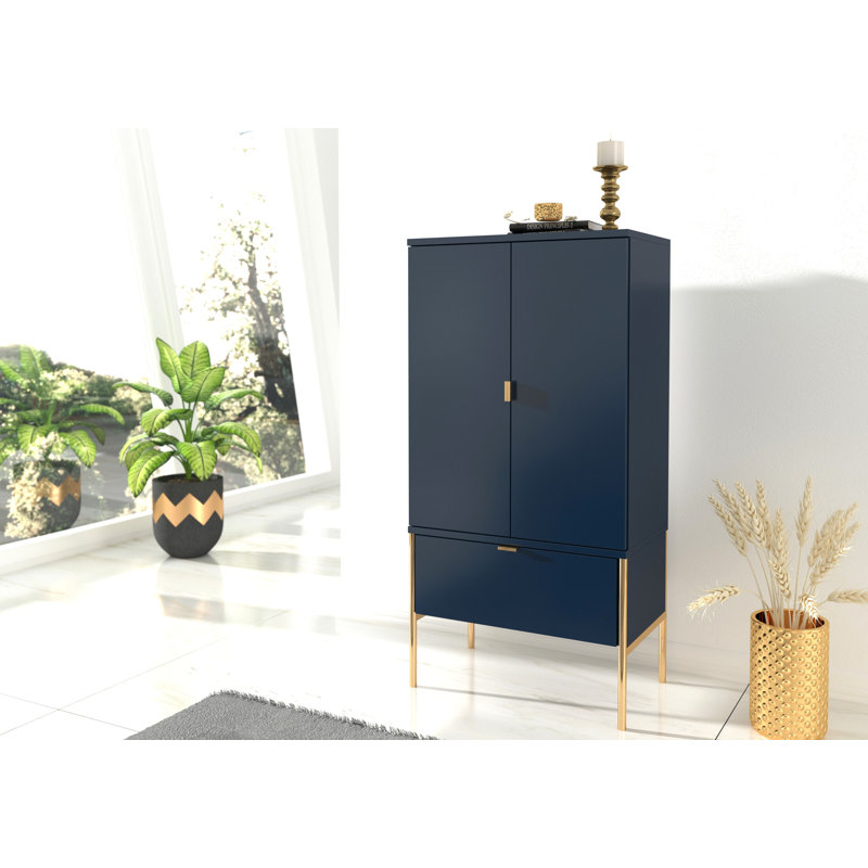 Agosto 60cm Sideboard, Navy Blue