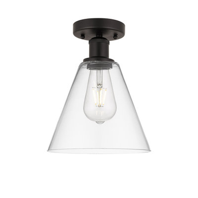 Yohannes Glass Semi Flush Mount