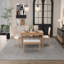 Ensemble de salle à manger extensible 6 pièces 6 pièces: table de ferme rustique de 59 à 72 pouces et 4 chaises + banc, pieds rétro sculptés-376735059