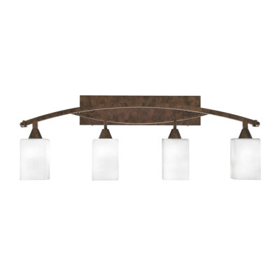 Bow 4 Light Bath Bar