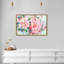 «Pretty Spring Abstract Flowers Modern Pink», cadre photo-73267047-73267051