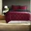 Reversible Comfort & Style Bedding Sets, Microfiber Modern Red Black, Home Twin Xl