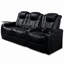 Ensemble de fauteuil inclinable électrique 93,3 po Nappa à haut rendement - 3 lumières DEL RVB, charge intelligente, entièrement réglable