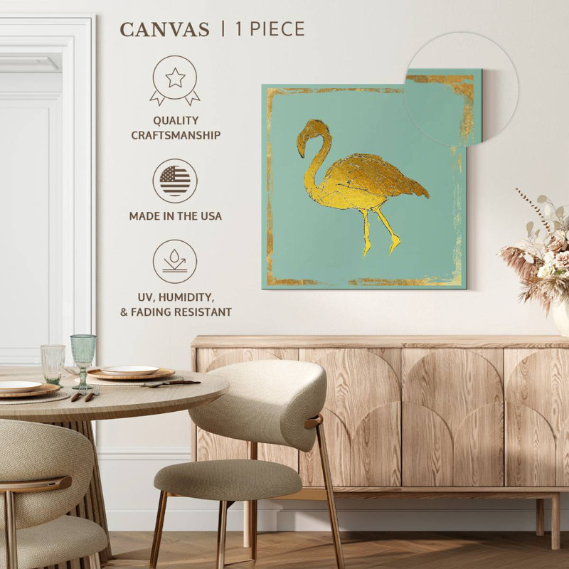 Crowle Golden Flamingo III, H 10 po x l 10 po