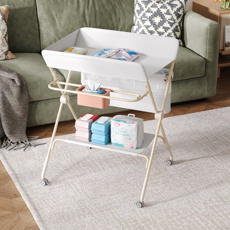 Versatile Folding Baby Changing Table, Grey