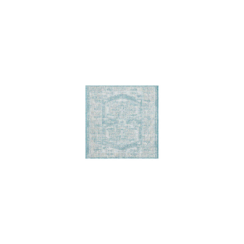 Oriental Indoor / Outdoor Rug, Runner 2' x 6'