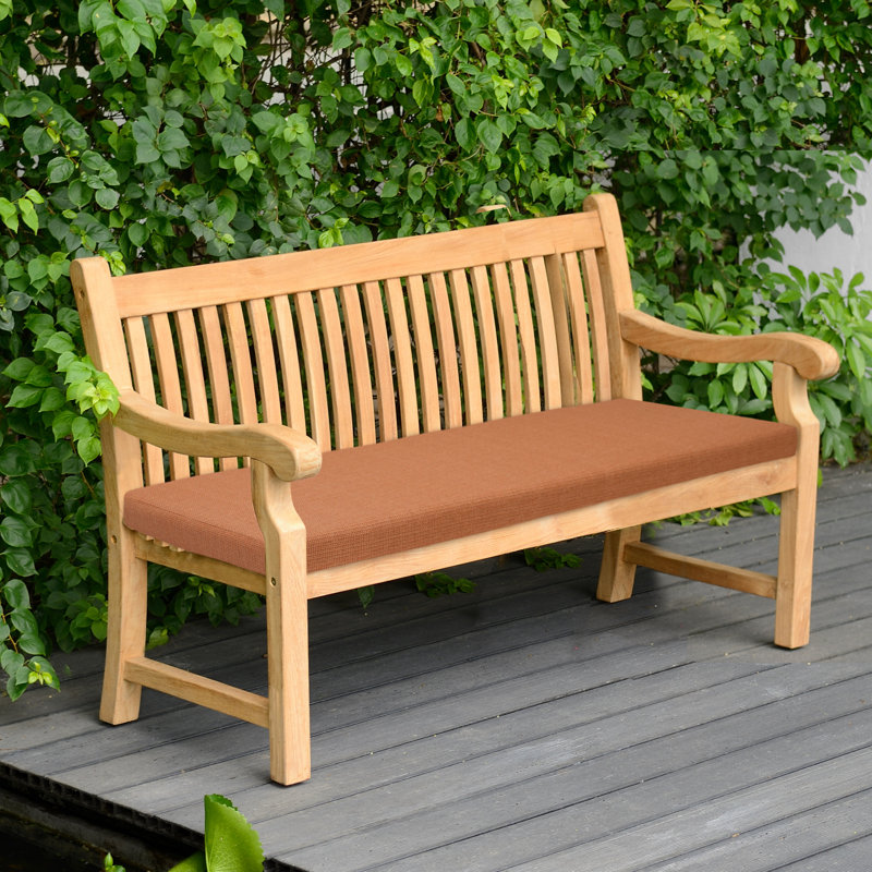 Outdoor 3'' Bench Seat Cushion, Cossette Adobe
