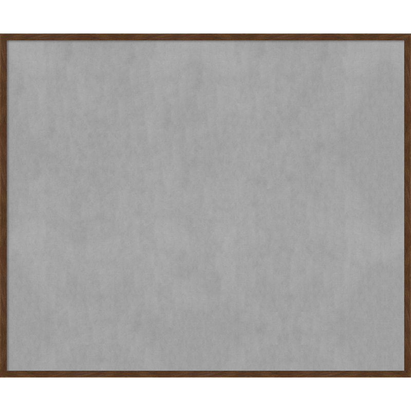 Tableau magnétique à cadre étroit Carlisle Brown, H 41 po x l 49 po