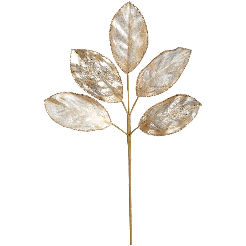Glittered Magnolia Spray - 22 Inches Set Of 12