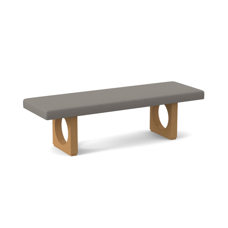 Void Upholstered Bench, Amber, Kinsley Sky