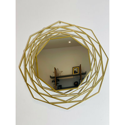Rowley Metal Flat Wall Mirror