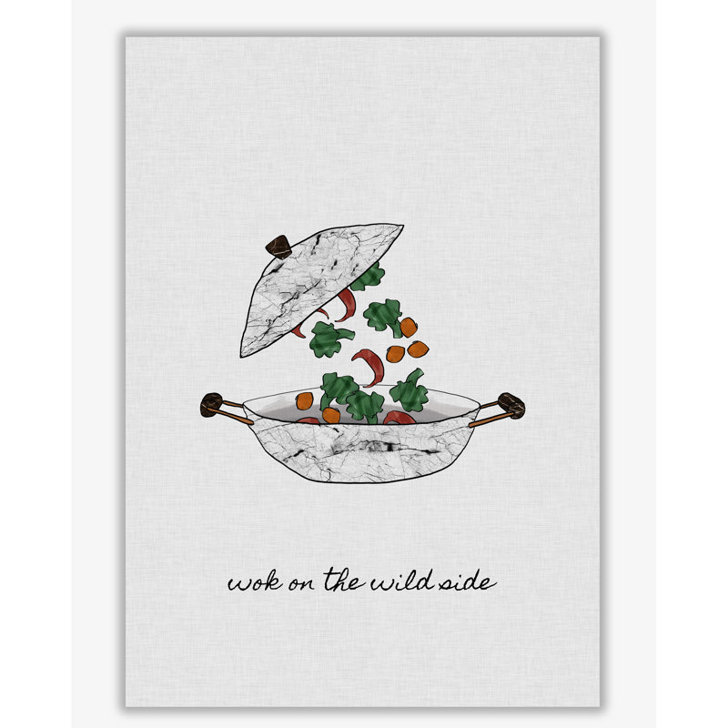 Wok On The Wild Side - Print, No Frame, 42 cm H x 30 cm W x 1 cm D