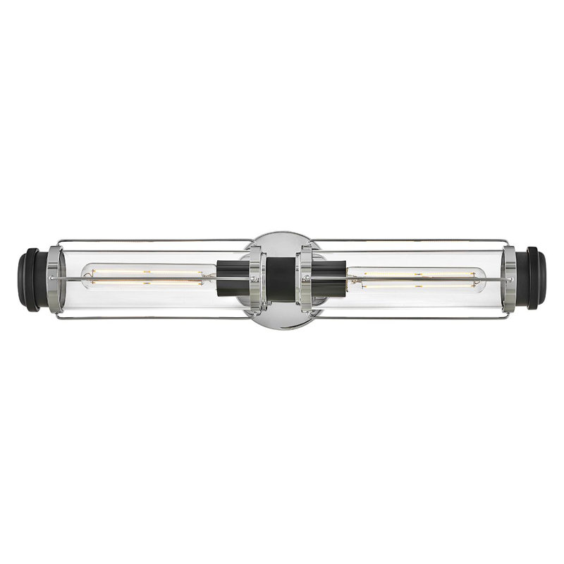 Clarissia Wallchiere, Polished Chrome/Black