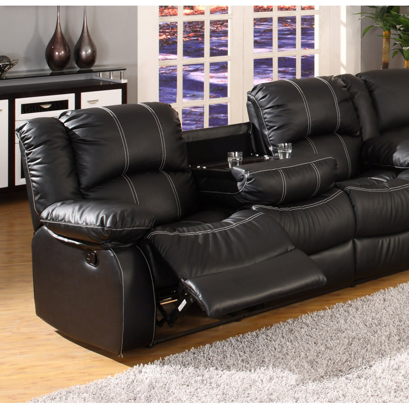 Sf3591 3 Piece Sectional With Four Manual Recliners
