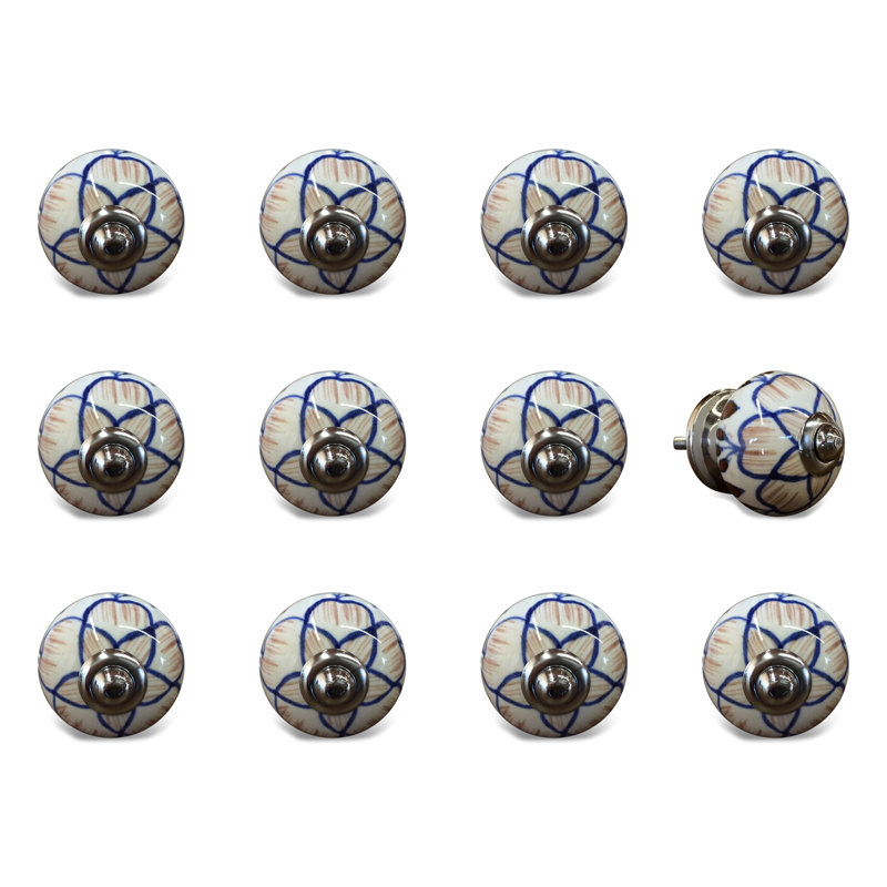 Multipack de boutons de champignon de 1,5 po de diamètre peint à la main
