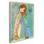 «Big Eyed Girl Play Nice» de Berkley, reproduction sur toile tendue-21179976