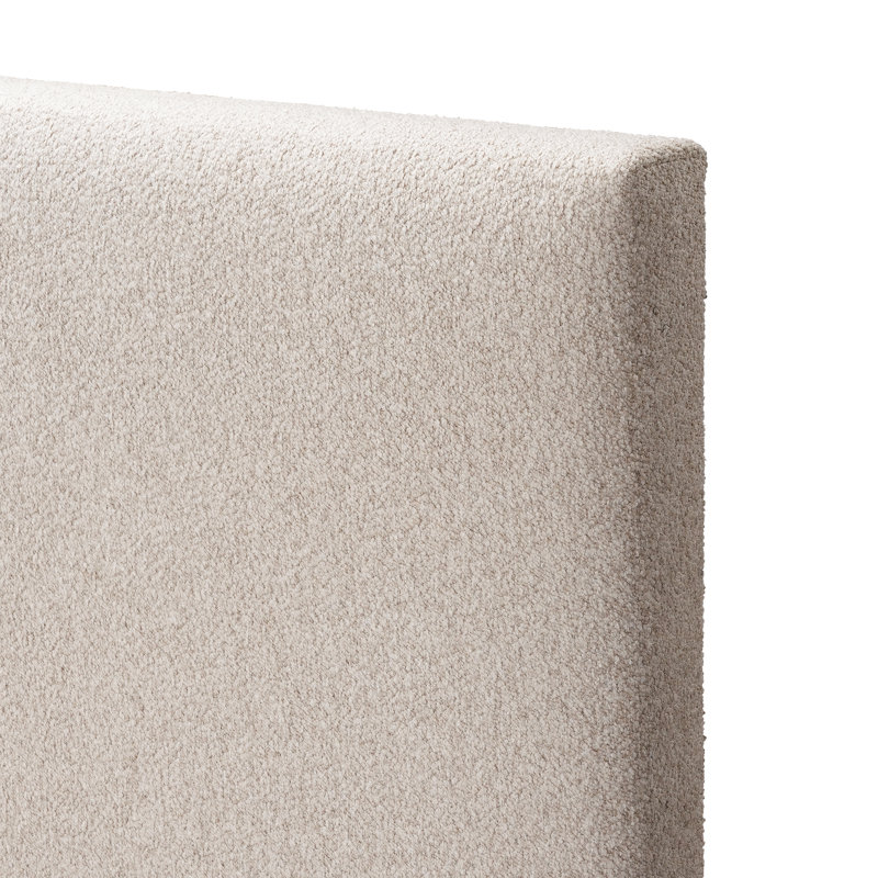 Lit plateforme Nova Boucle, Grand, Bouclé beige