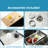 304 Stainless Steel Sink 30"X19" Undermount, Single Bowl With Cutting Board, Colander, To Wear, Brushed Metal Appearance Undermount 30"X19", Elegant Design, Easy Surface-122487654-122487657