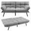 Canapé convertible en polyester 72 po Betzayda