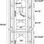 Armoire de coin avec finition en noyer