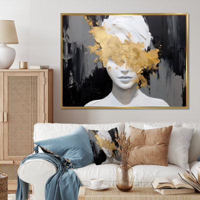 «Blinded By Glam», portrait abstrait - mode femme, art mural