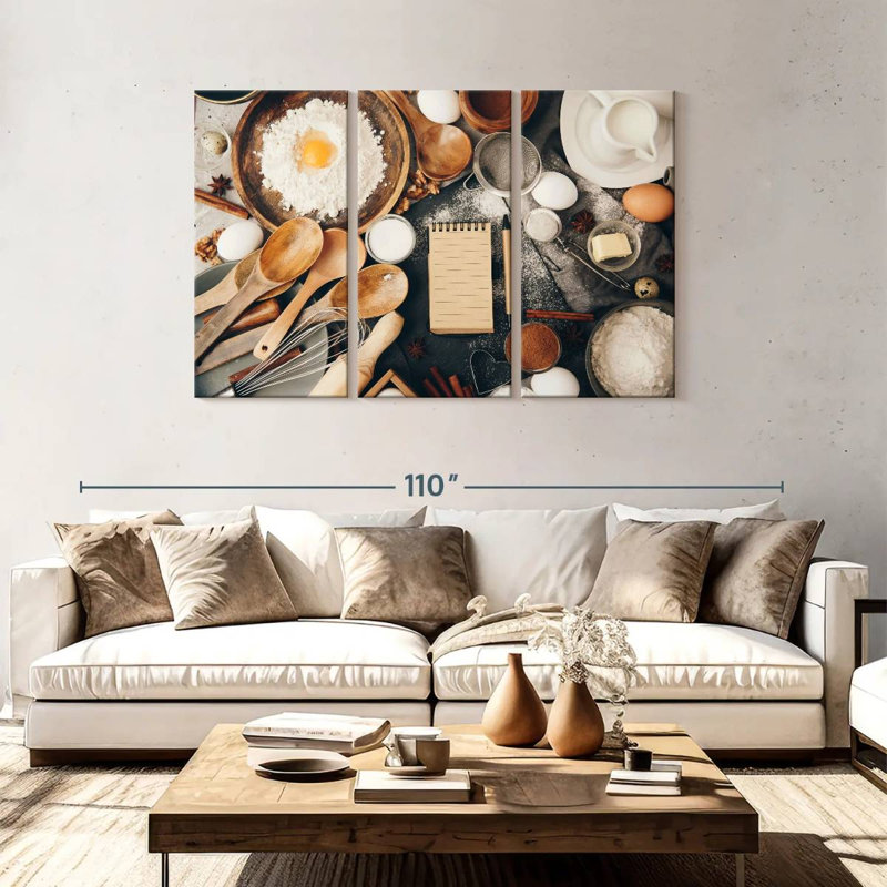 Senne Busy Baking, 48" H x 74" W