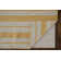 Perci Striped Handmade Flatweave Area Rug in Sun Yellow/Cream