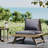 Dark Grey Furniture With - Padding And Spacious Seat Club Chair Upholstery --1945597592