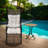 3-Piece Outdoor Wicker Chaise Lounge Set with Chair, Ottoman, and Acacia Wood Table-900631817