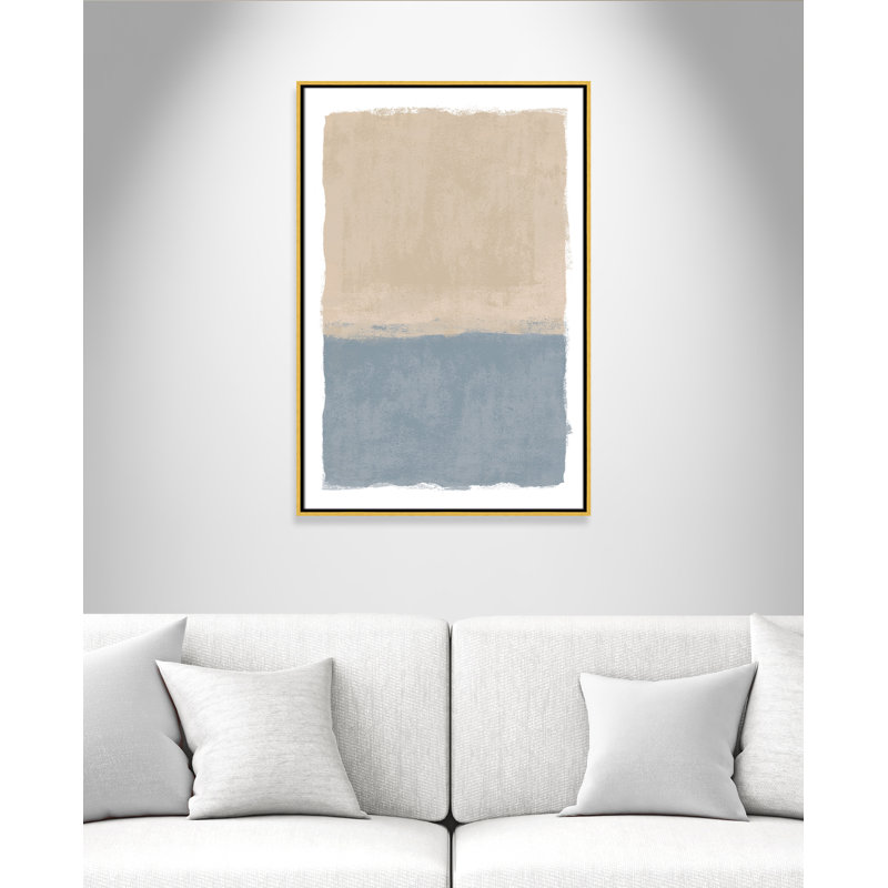 Beach Dreams II Print by Natalie Carpentieri, 25.5'' W x 37.5'' H, Gold Floater