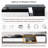 Modern Extendable TV Stand with 2 Drawers and 1 Cabinet for TVs Up to 100"-1976366317