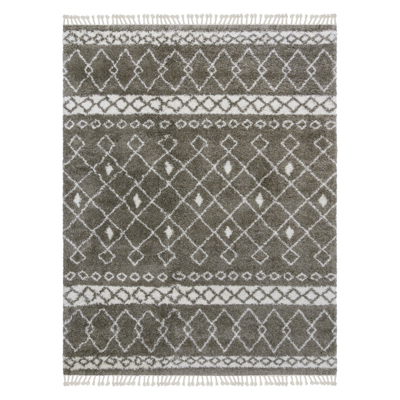 Tapis brun à tissage plat Calumet, Rectangle 6 pi 6 po x 9 pi 6 po