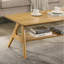 Ensemble de tables basses 3 pièces Arona avec deux tables de bout durables et élégantes pour les salons modernes-133665083