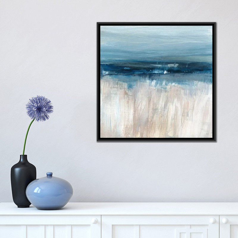 « on the severn ii », impression sur toile, H 18 po x l 18 po x P 1,5 po, Toile avec cadre noir, Pas de tapis
