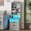 Ensemble de 2 grandes tables de chevet-2073052597