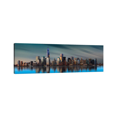 New York World Trade Center by Yi Liang - Panoramic Print on Canvas