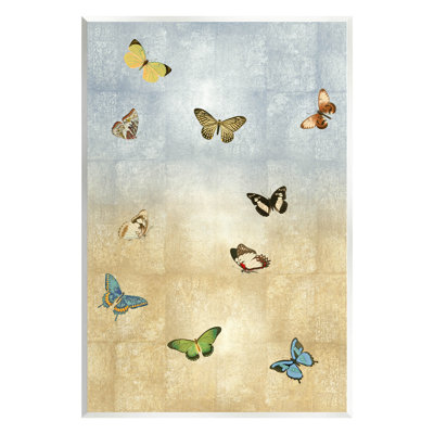 Variété de papillons variés, estampe numérique par Tina Blakely